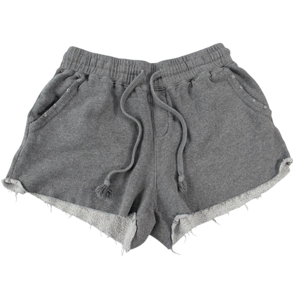 Arizona Jean Co Gray Raw Hem Sweat Shorts Size Small